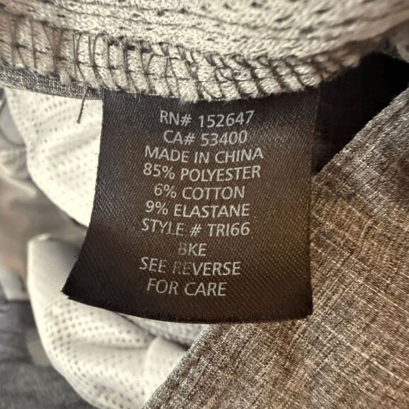 BKE Men's Flat Front Stretch Standard Fit Hybrid Bermuda Shorts Gray Size Large - Picture 4 of 7